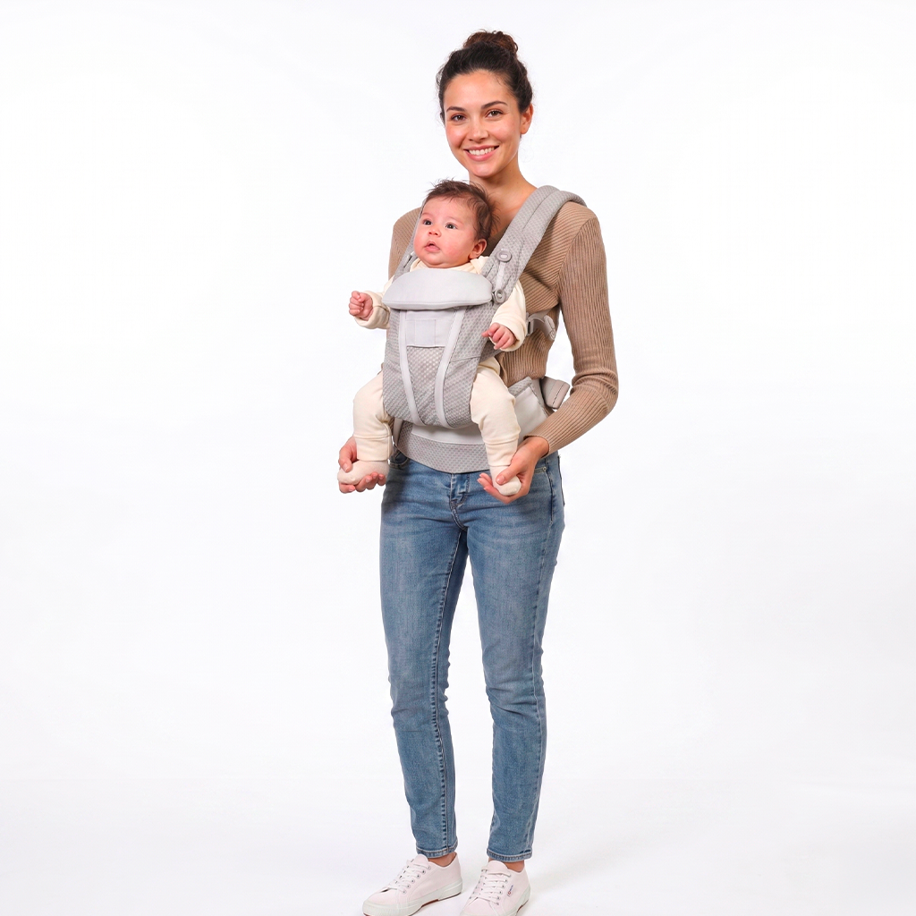 Porte-bébé Ergonomique Physiologique Naissance 15kg