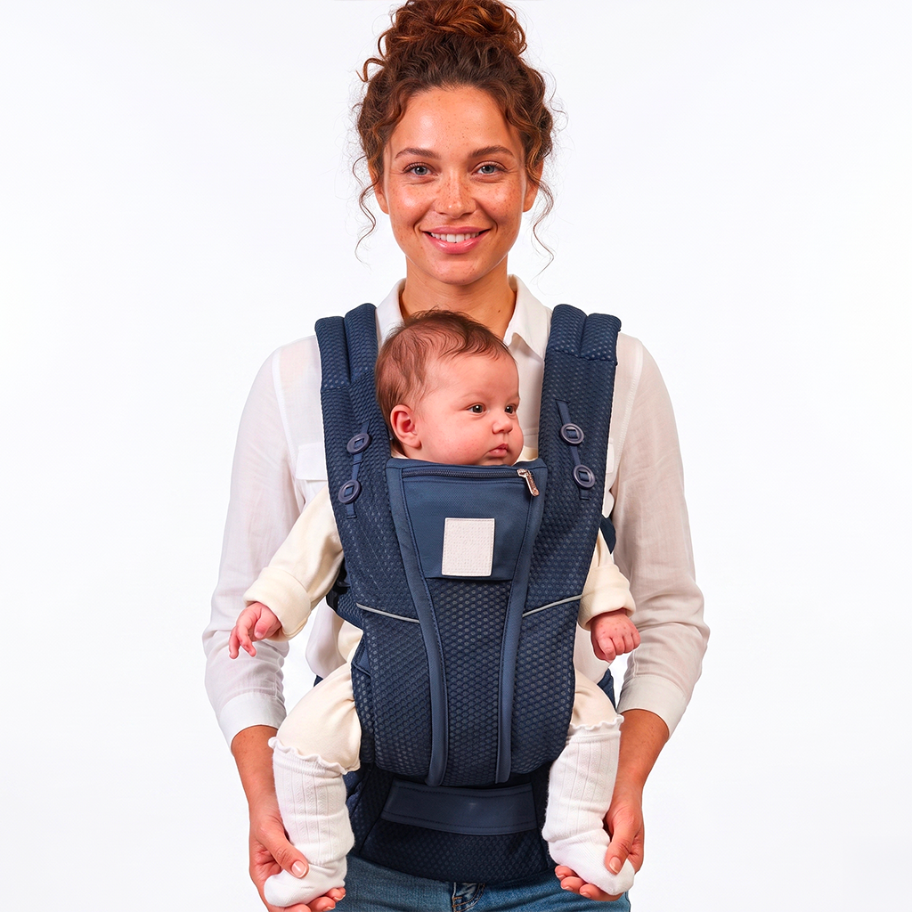 Porte-bébé Ergonomique Physiologique Naissance 15kg