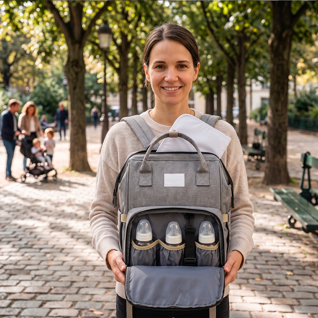 Sac à Langer Backpack Imperméable Grande Capacité