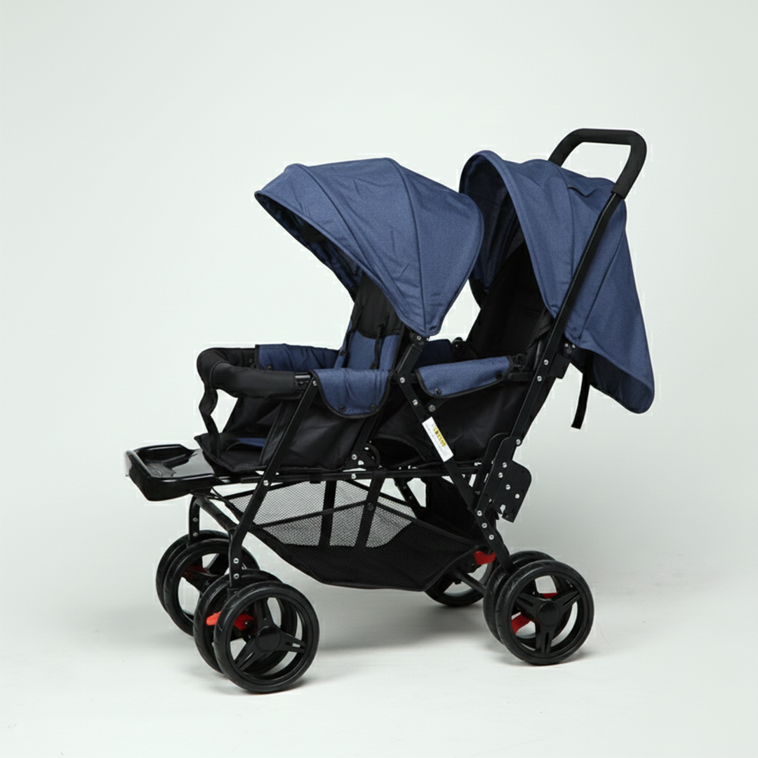 Poussette Double Légère 2 Enfants 0-4 ans
